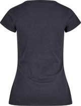 Build Your Brand Basic Women's Basic Tee - Navy