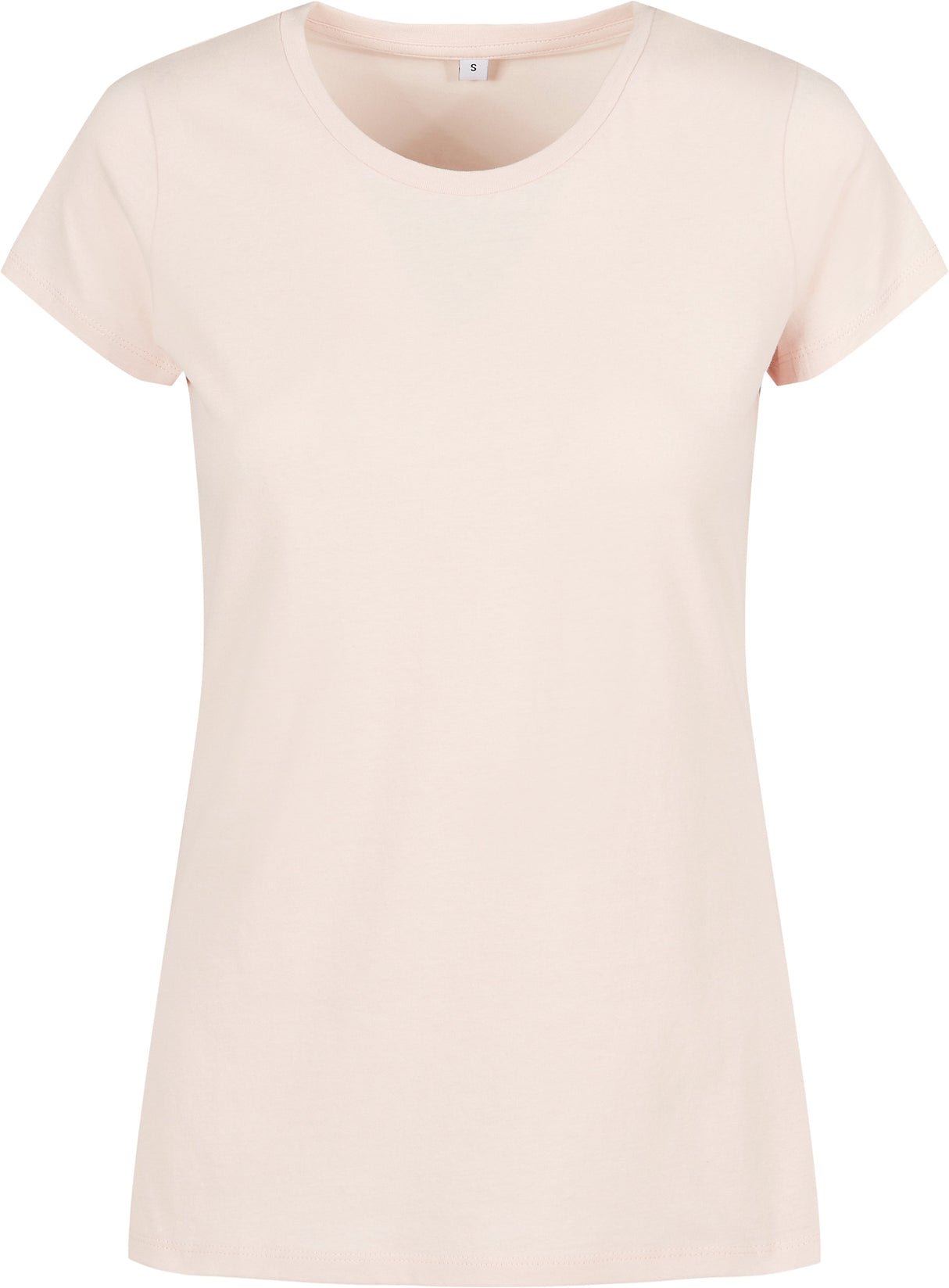 Build Your Brand Basic Women's Basic Tee - Pink