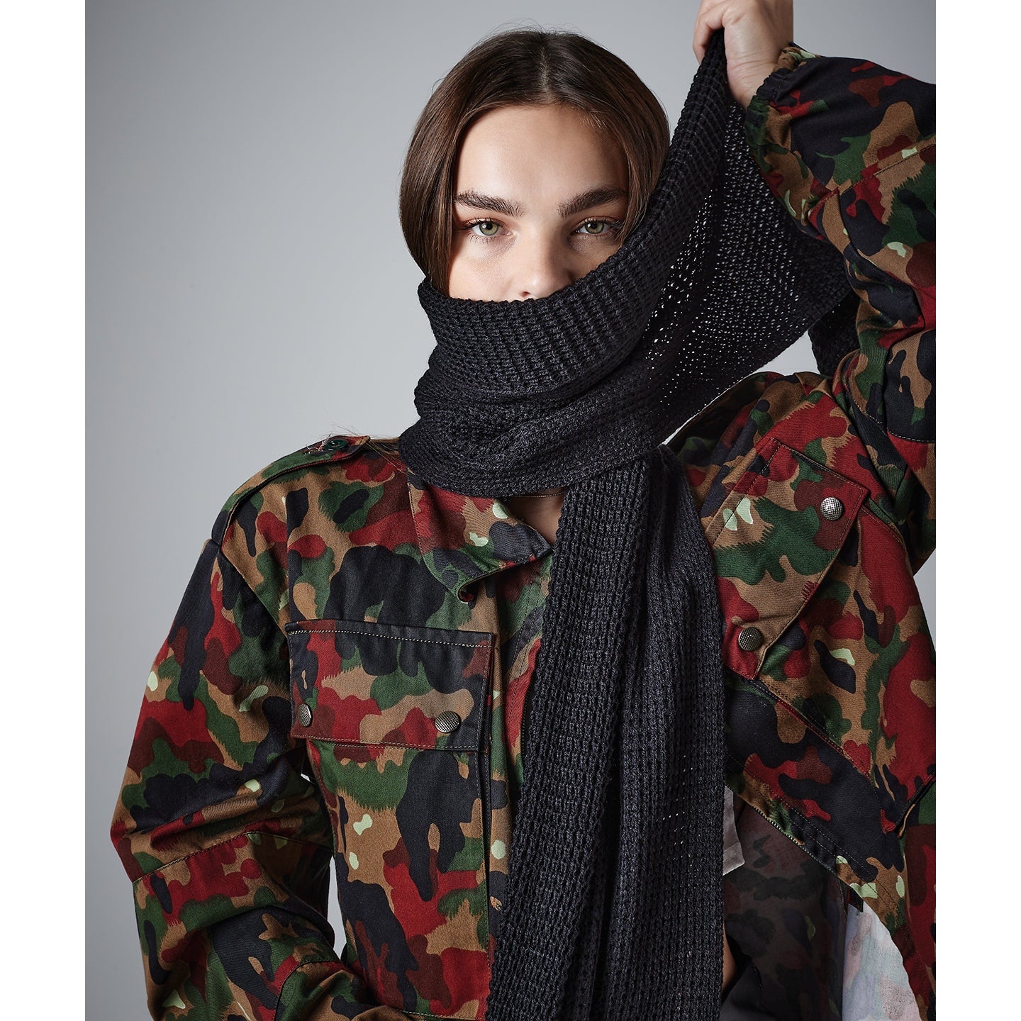 Beechfield Classic Waffle Knit Scarf