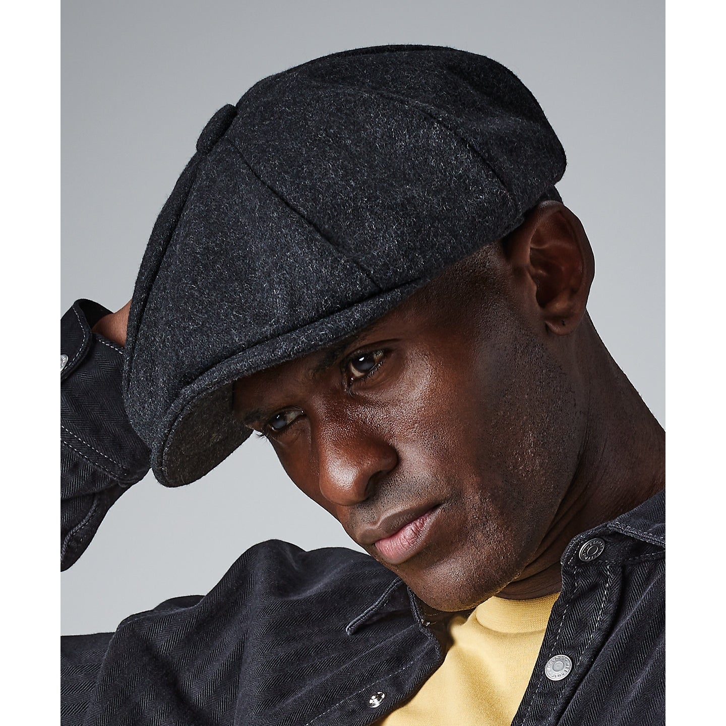 Beechfield Melton Wool Baker Boy Cap