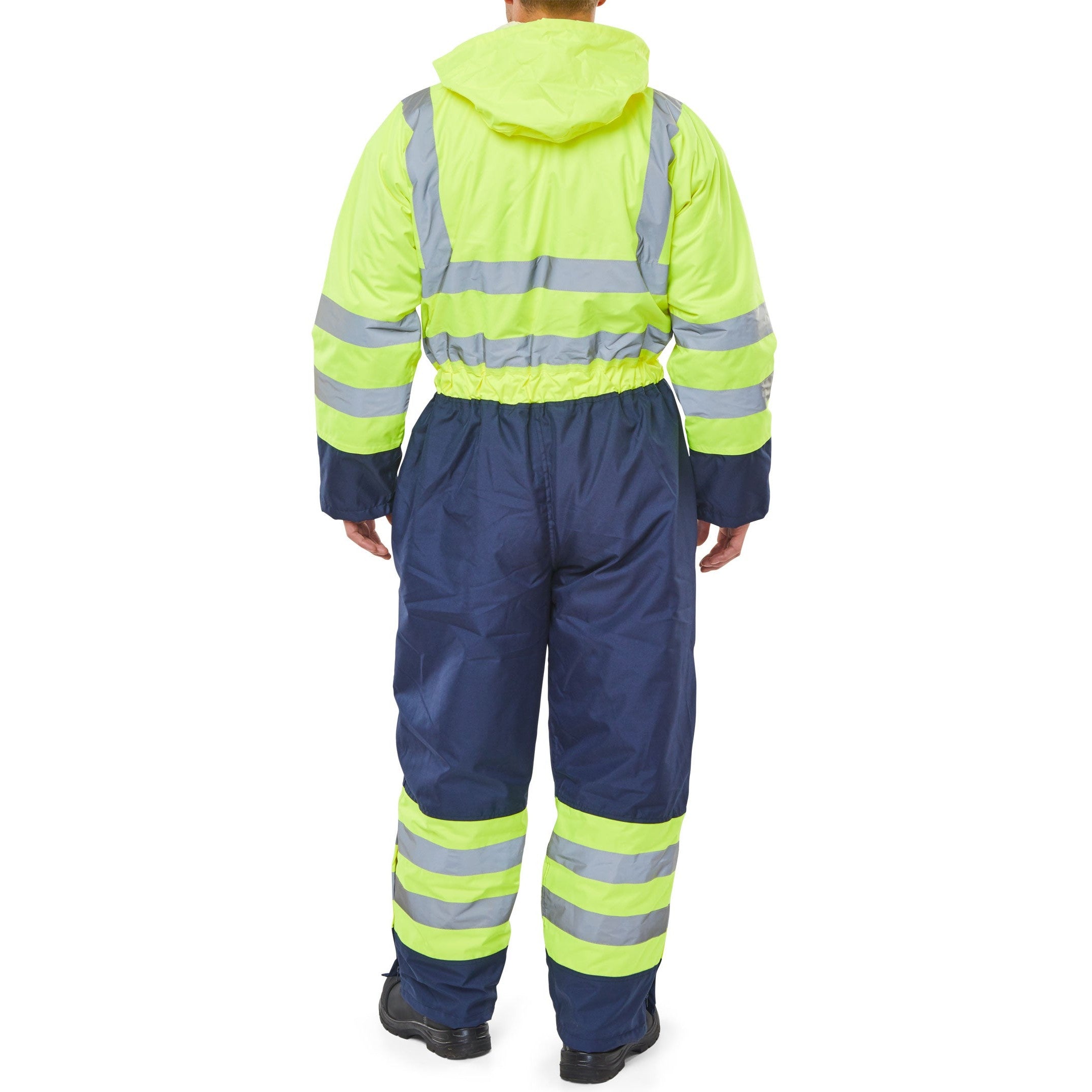Beeswift Two Tone Hiviz Thermal Waterproof Coverall