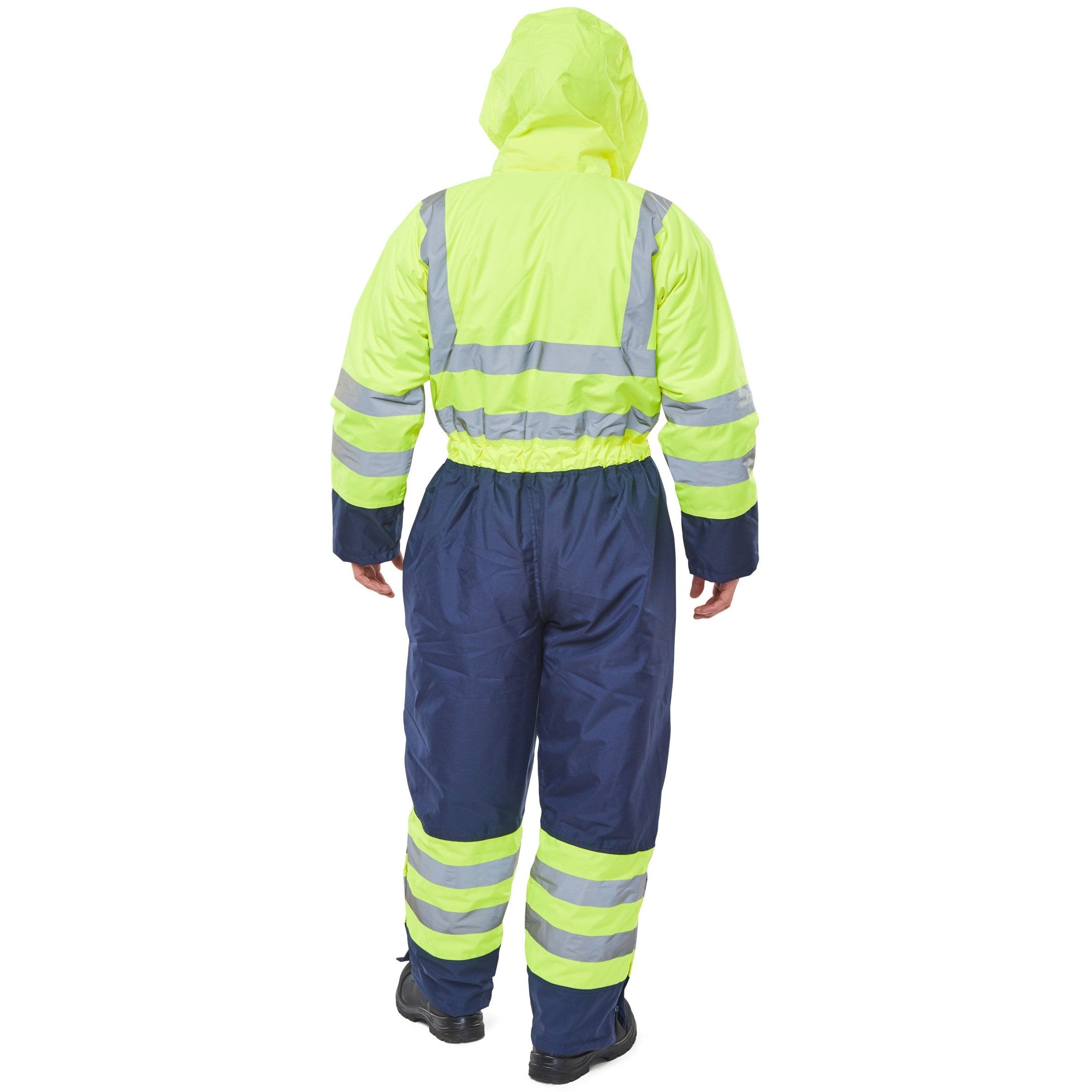 Beeswift Two Tone Hiviz Thermal Waterproof Coverall