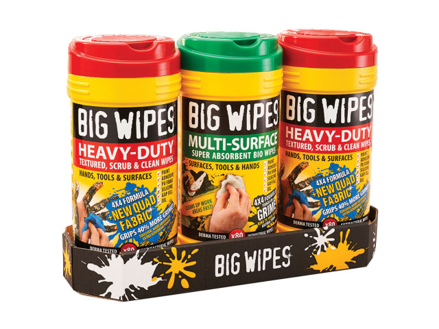 Big Wipes Triple Pack of Hand Wipes