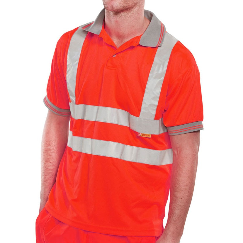 Beeswift High Visibility Polo Shirt - Bseen En Iso 20471 Polo