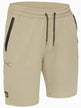 Bisley Shorts Flx & Move™ 4-Way Stretch Elastic Waist Cargo 170gsm #colour_stone