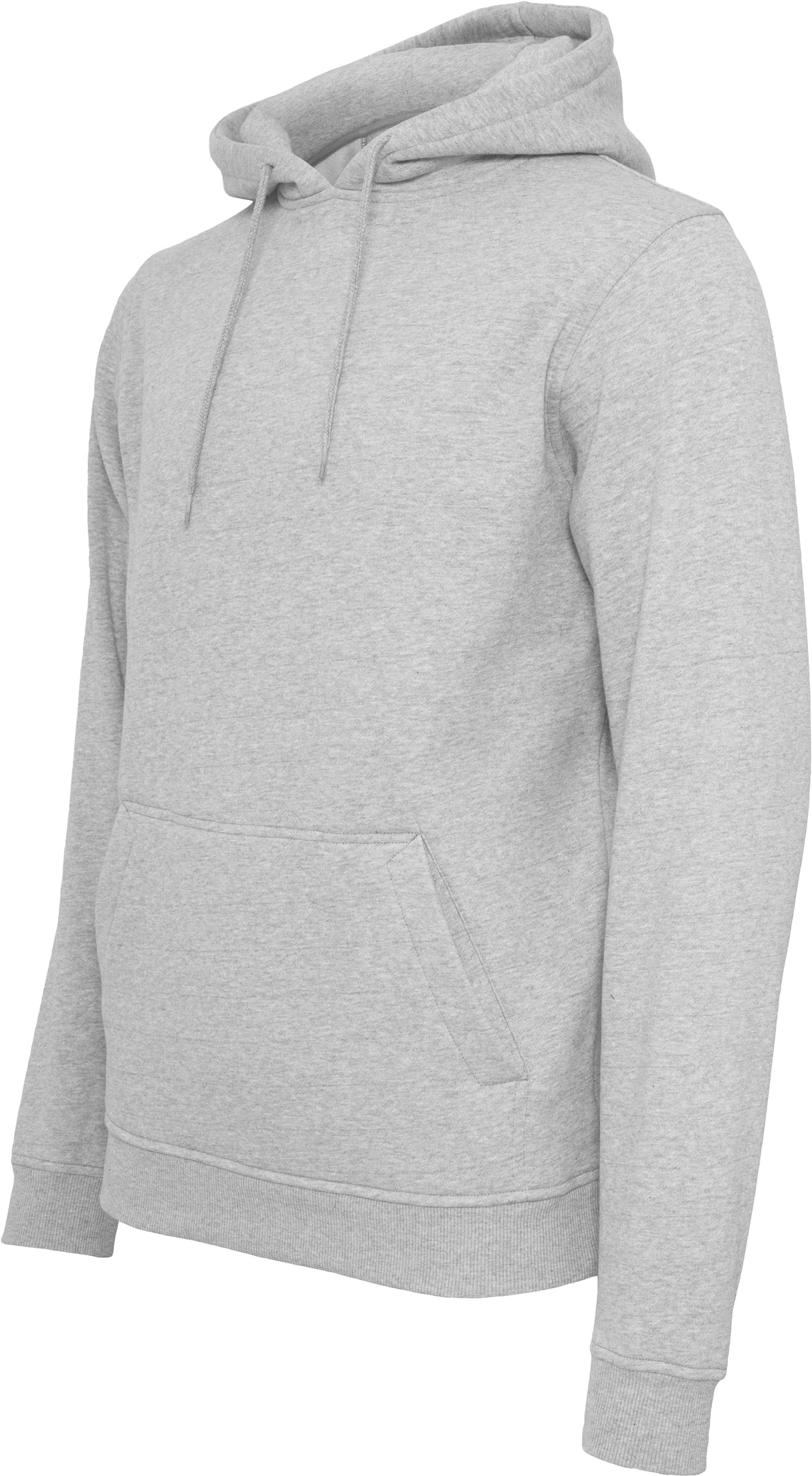 Build Your Brand Heavy Hoodie - Heather Grey