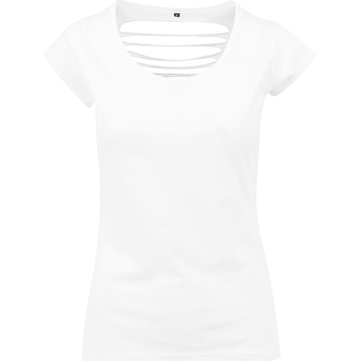 Build Your Brand Women's Back Cut Tee