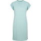 Build Your Brand Women's Turtle Extended Shoulder Dress - Bluemint