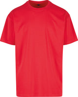 Build Your Brand Heavy Oversized Tee - City Red