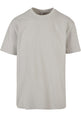 Build Your Brand Heavy Oversized Tee - Light Grey