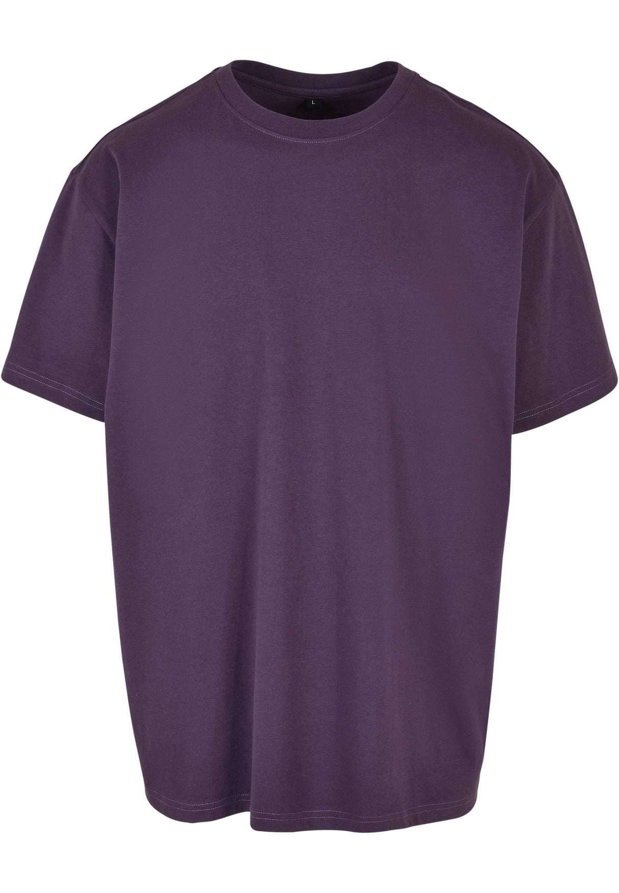 Build Your Brand Heavy Oversized Tee - Purple Night