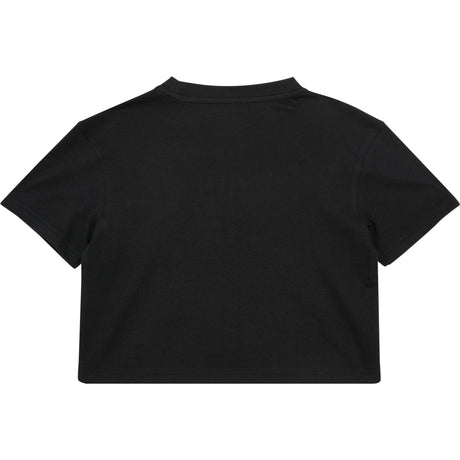 Build Your Brand Girls Cropped Jersey Tee