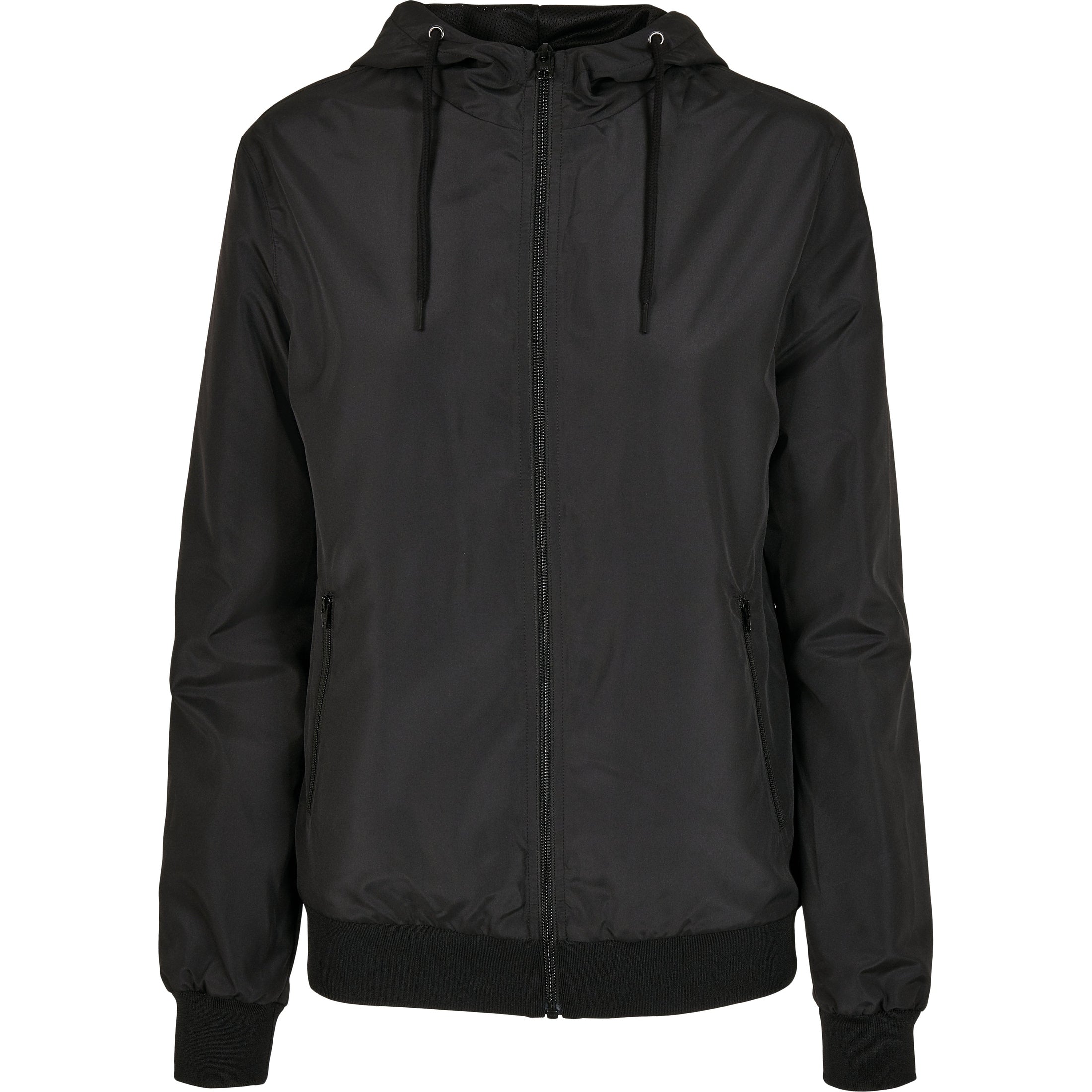 Build Your Brand Women's Recycled Windrunner