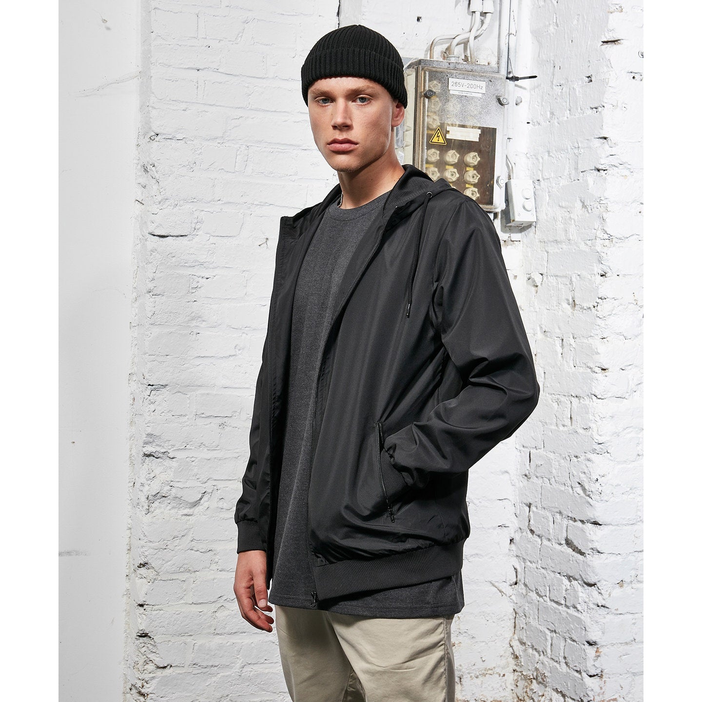 Build Your Brand Recycled Windrunner