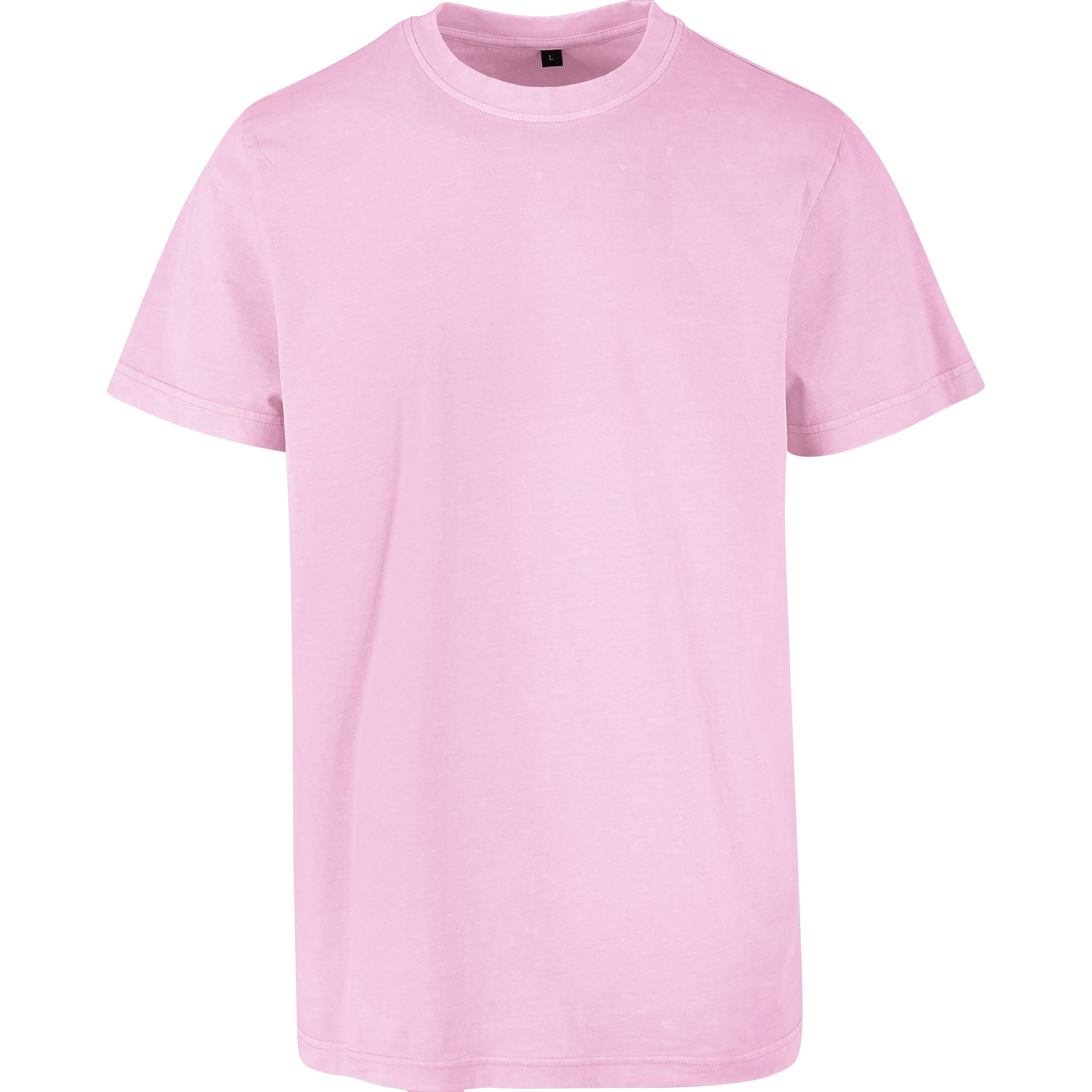 Build Your Brand Acid Washed Round Neck Tee
