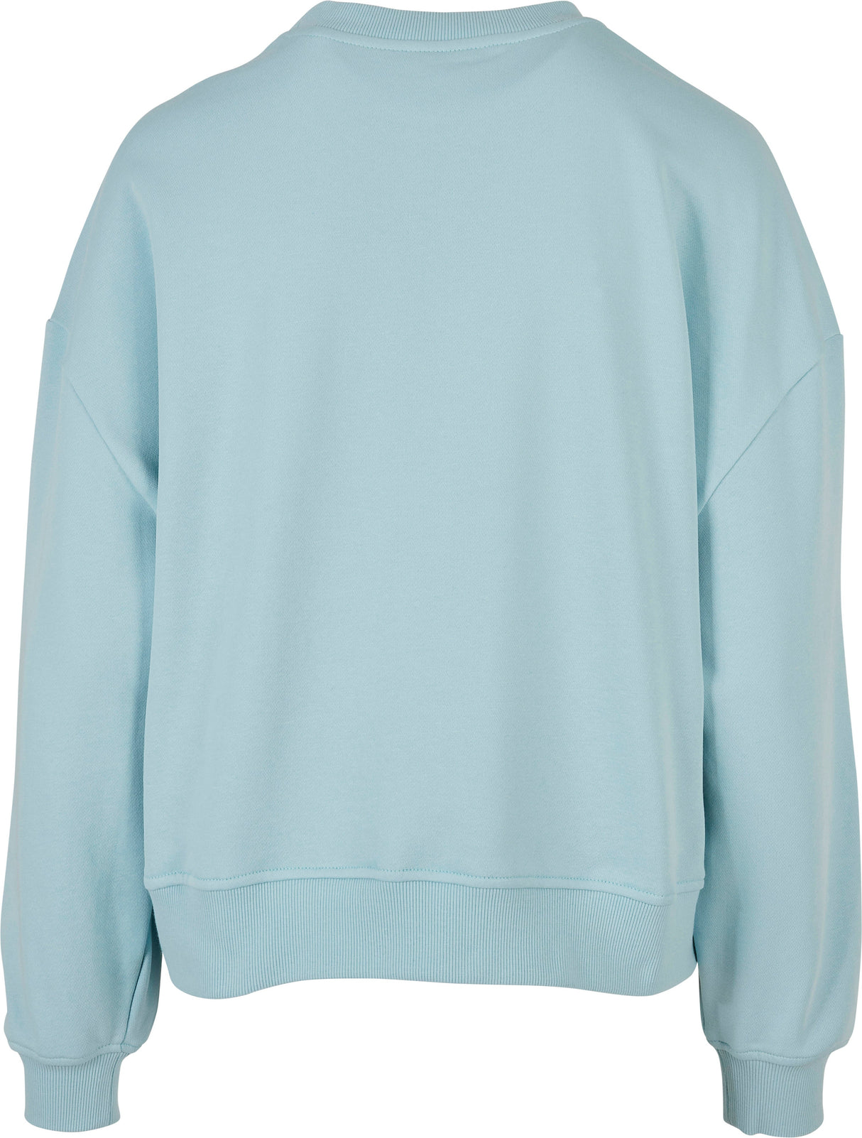 Build Your Brand Women's Oversized Crew Neck Sweatshirt