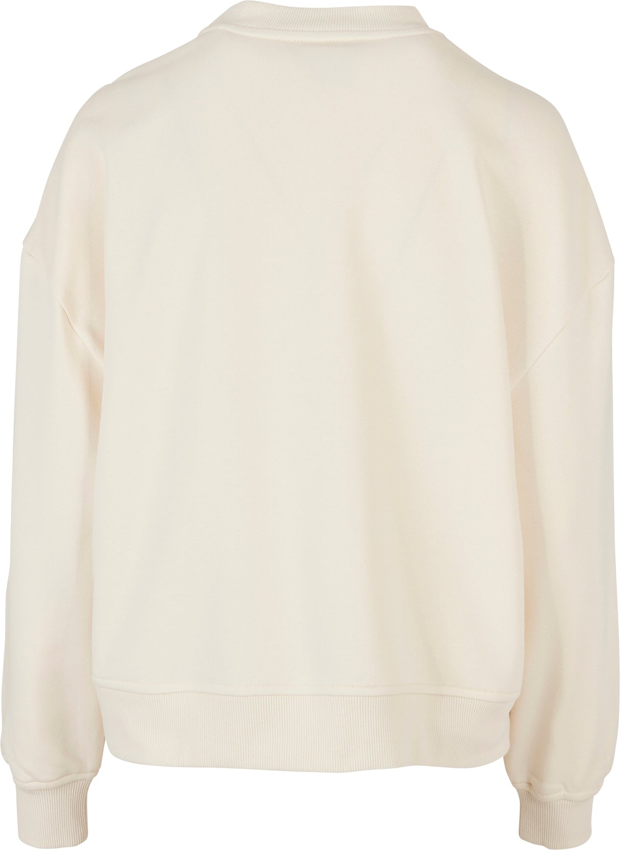 Build Your Brand Women's Oversized Crew Neck Sweatshirt