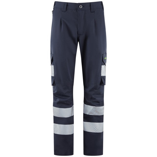Leo Workwear WINSWELL Leo EcoViz Womens Lightweight Polyester Stretch Cargo Trouser