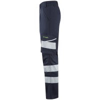 Leo Workwear WINSWELL Leo EcoViz Womens Lightweight Polyester Stretch Cargo Trouser