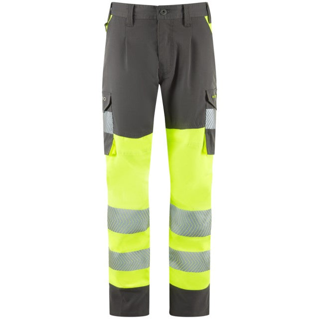 Leo Workwear WINSFORD Leo EcoViz Lightweight Polyester Stretch Cargo Trouser