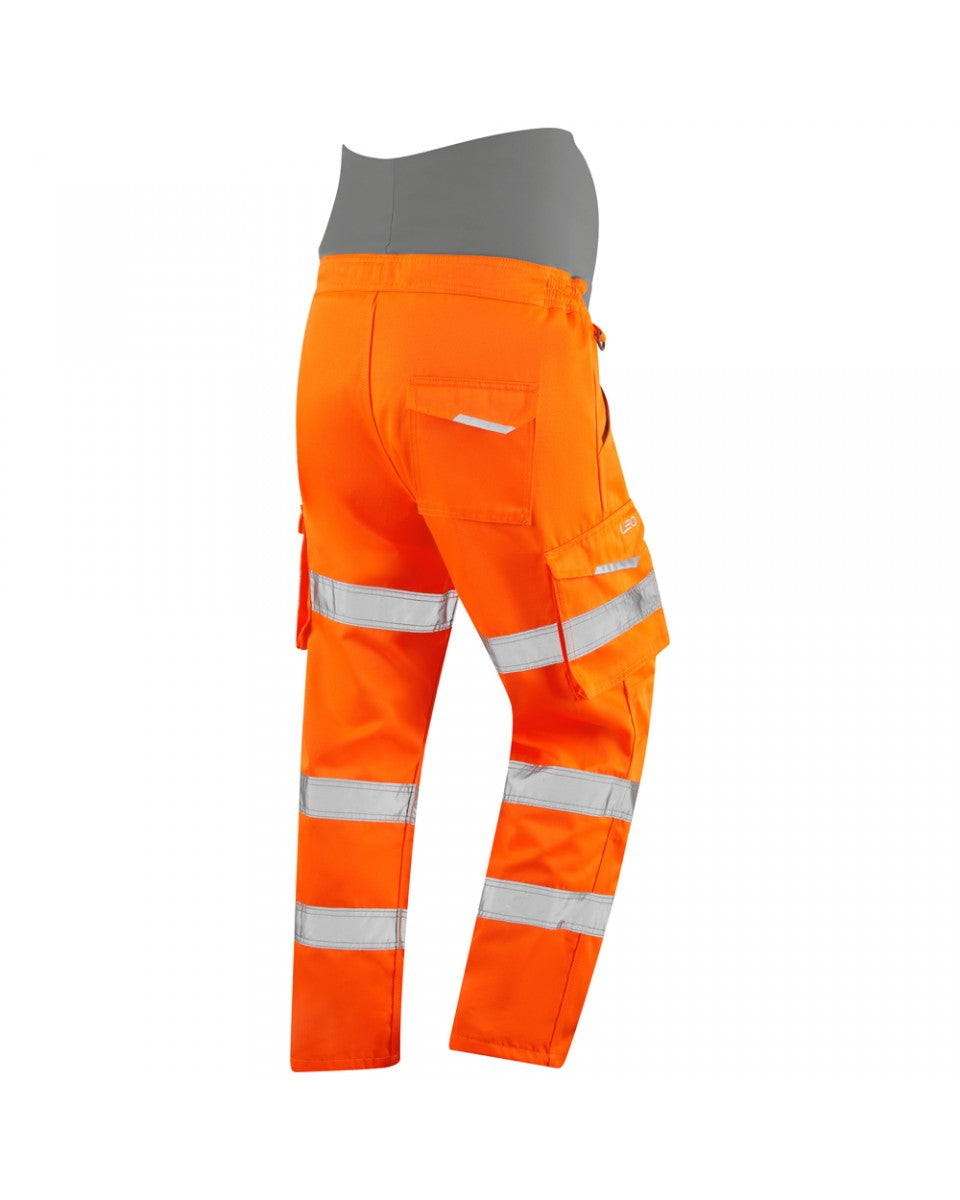 Leo Workwear VERITY Leo EcoViz Poly/Cotton Maternity Cargo Trouser