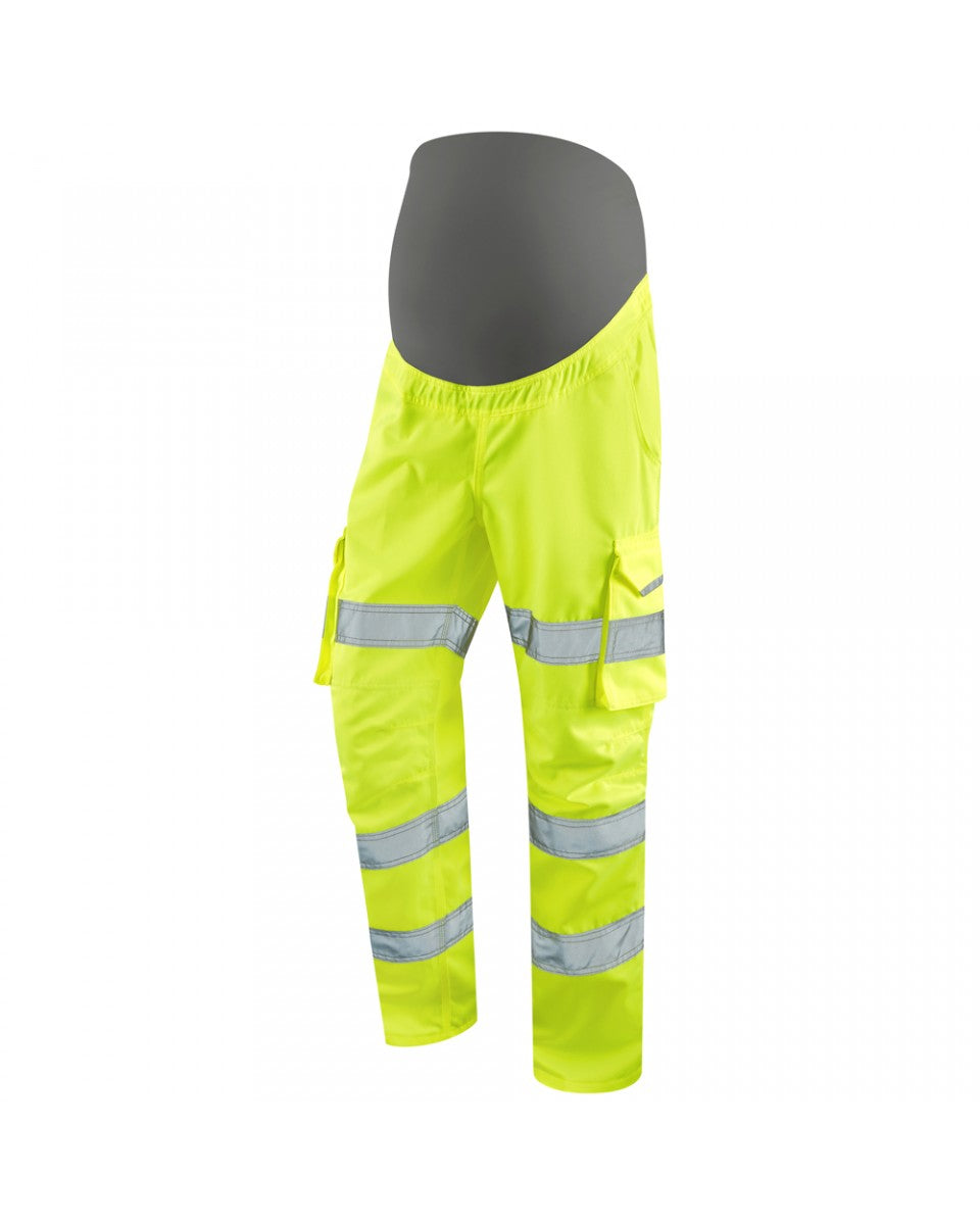 Leo Workwear VERITY Leo EcoViz Poly/Cotton Maternity Cargo Trouser