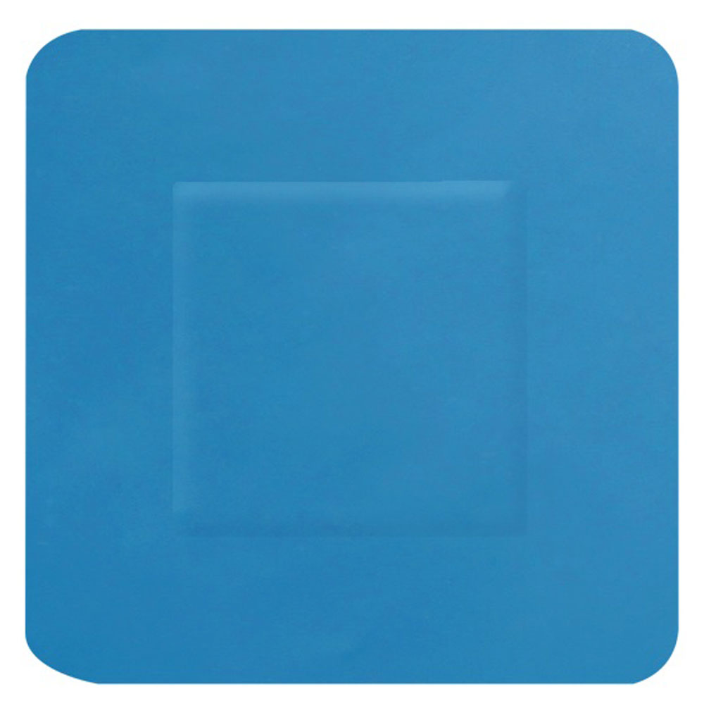 Beeswift Hygio Plast Blue Detectable Plasters Square
