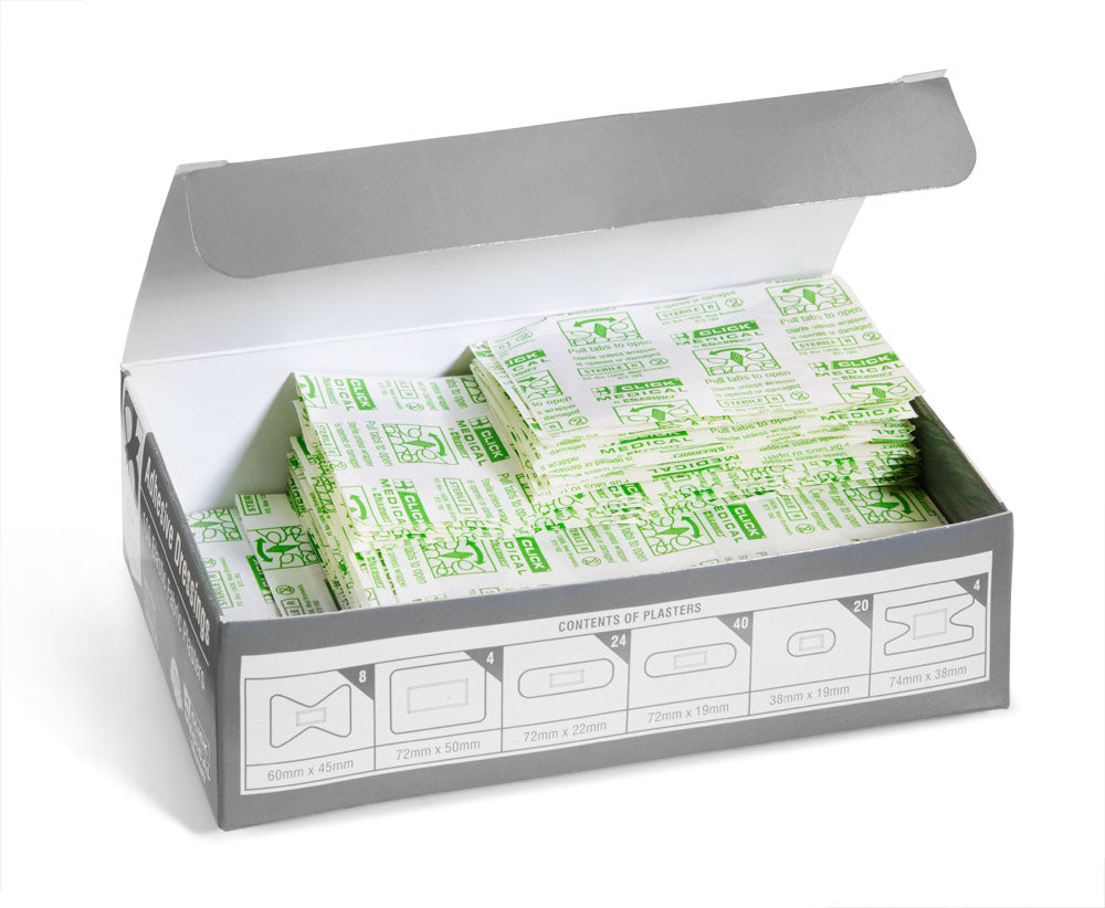 Beeswift Click Medical Plasters Fabric Assorted