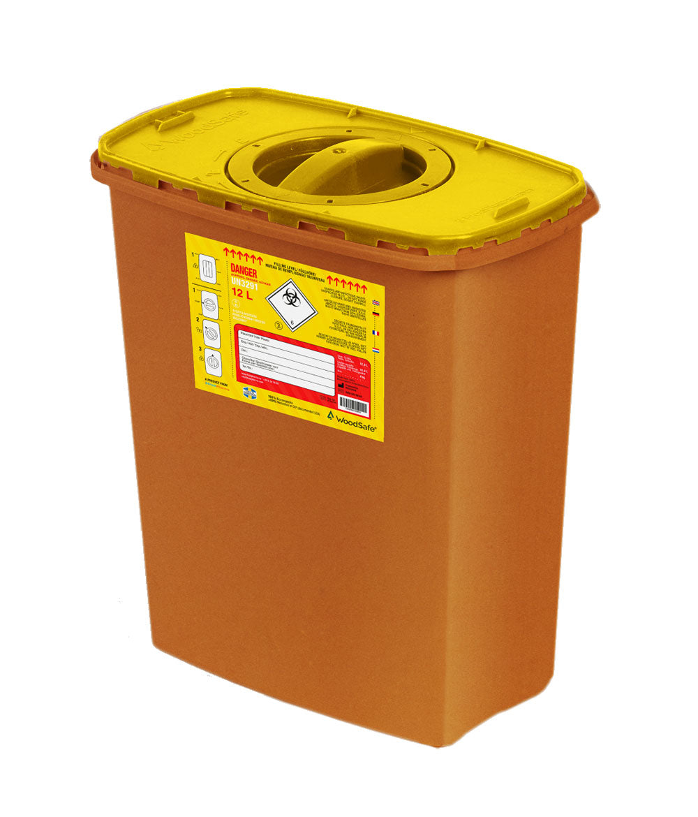 Beeswift Woodsafe Sharps Bin Lid And Screw Fit Cap