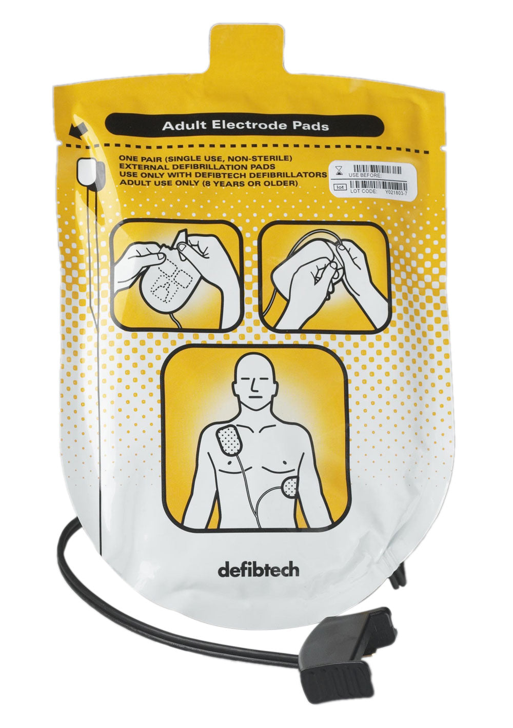Beeswift Lifeline Adult Defibrillator Pad Set