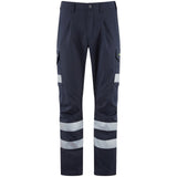 Leo Workwear WINSFORD Leo EcoViz Lightweight Polyester Stretch Cargo Trouser