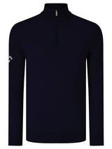 Callaway Ribbed ¼ Zip Merino Sweater