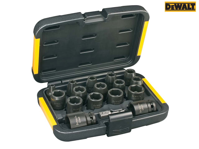DEWALT DT7506 Impact Socket Set, 17 Piece