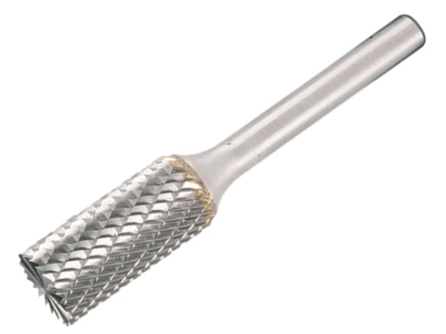 Dormer Solid Carbide Bright Rotary Burr - Cylinder with Endcut 9.6 x 6mm