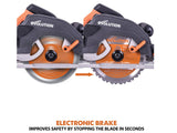 Evolution R185CCSX Circular Track Saw Kit 185mm 1600W 240V