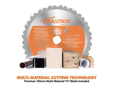 Evolution R185SMS-Li EXT Sliding Mitre Saw 18V Bare Unit