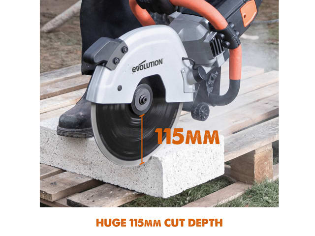 Evolution R300DCT 300mm Disc Cutter + Blade 2400W 240V