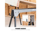 Evolution Metal Folding Sawhorse Stand (Twin Pack)