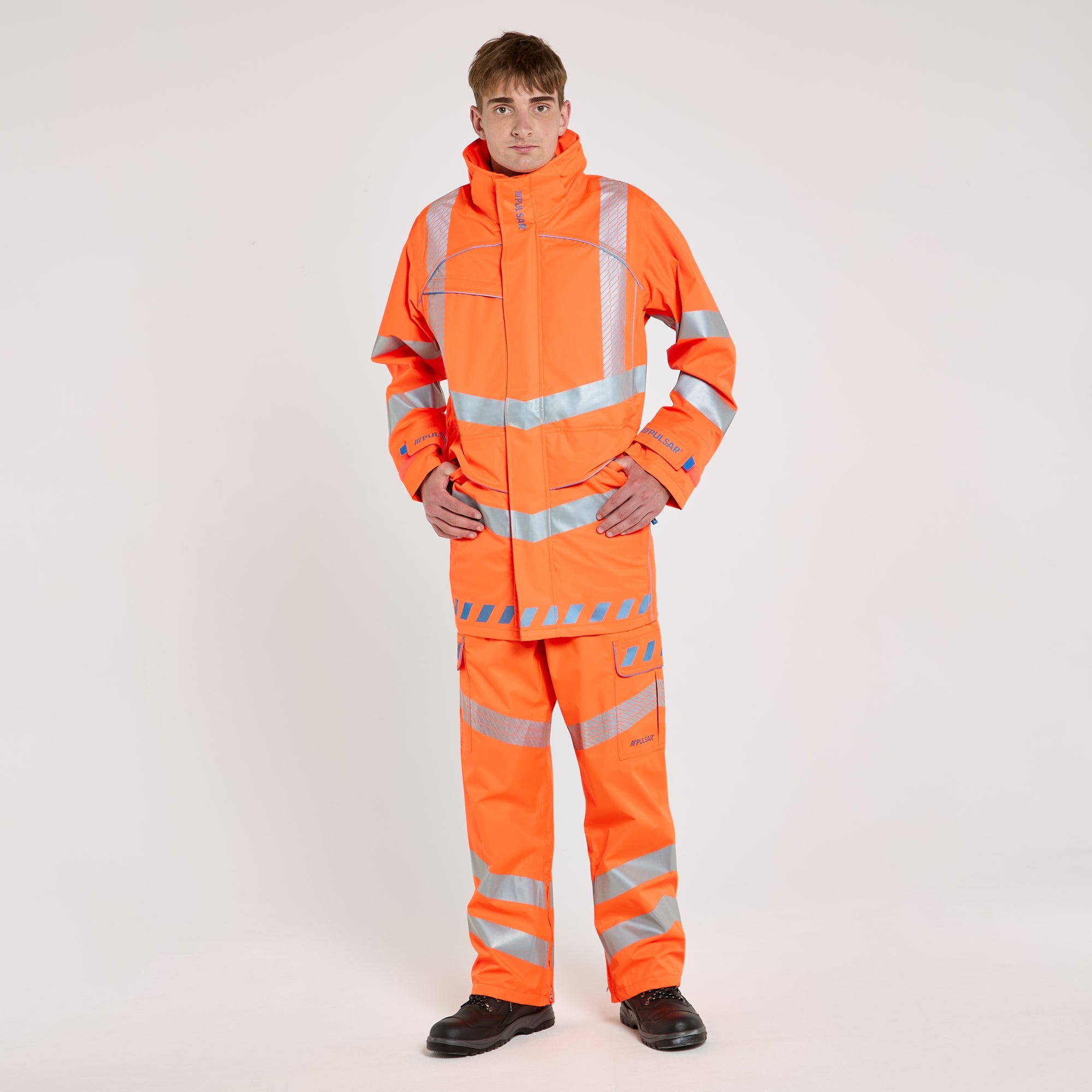 Pulsar Storm Coat Orange - Recycled Content