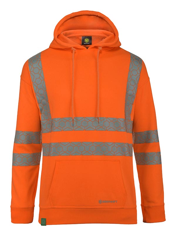 Beeswift Envirowear Recyclable Hi-Vis Hoodie