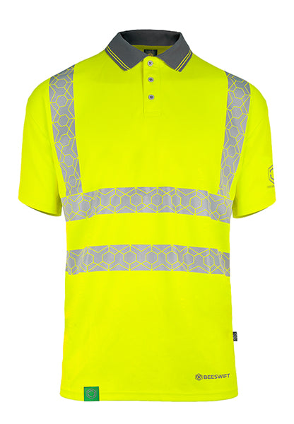 Beeswift Envirowear Recyclable Hi-Vis Polo Shirt