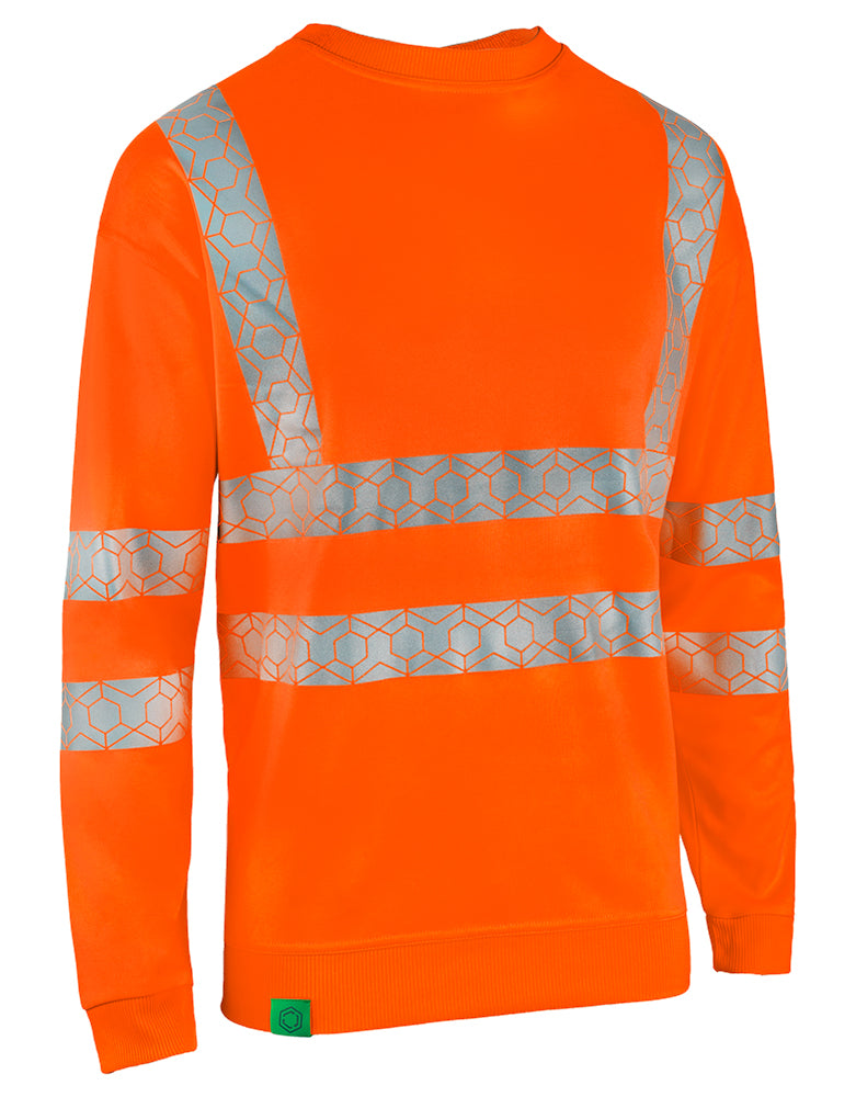 Beeswift Envirowear Recyclable Hi-Vis Sweatshirt