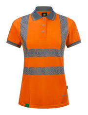 Beeswift Ewear Recyclable Womens Hi Vis S/S Polo Shirt