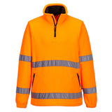 Portwest Hi-Vis 1/2 Zip Fleece