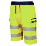 Future Garments Fgx Hi-Vis Breathable Stretch Cargo Shorts