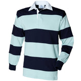 Front Row Sewn Stripe Long Sleeve Rugby Shirt