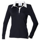 Front Row Women's Long Sleeve Plain Rugby Shirt