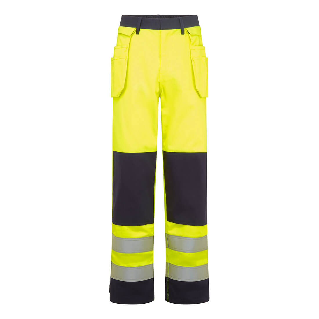 Portwest Bizflame Work Hi-Vis Contrast FR Holster Trousers