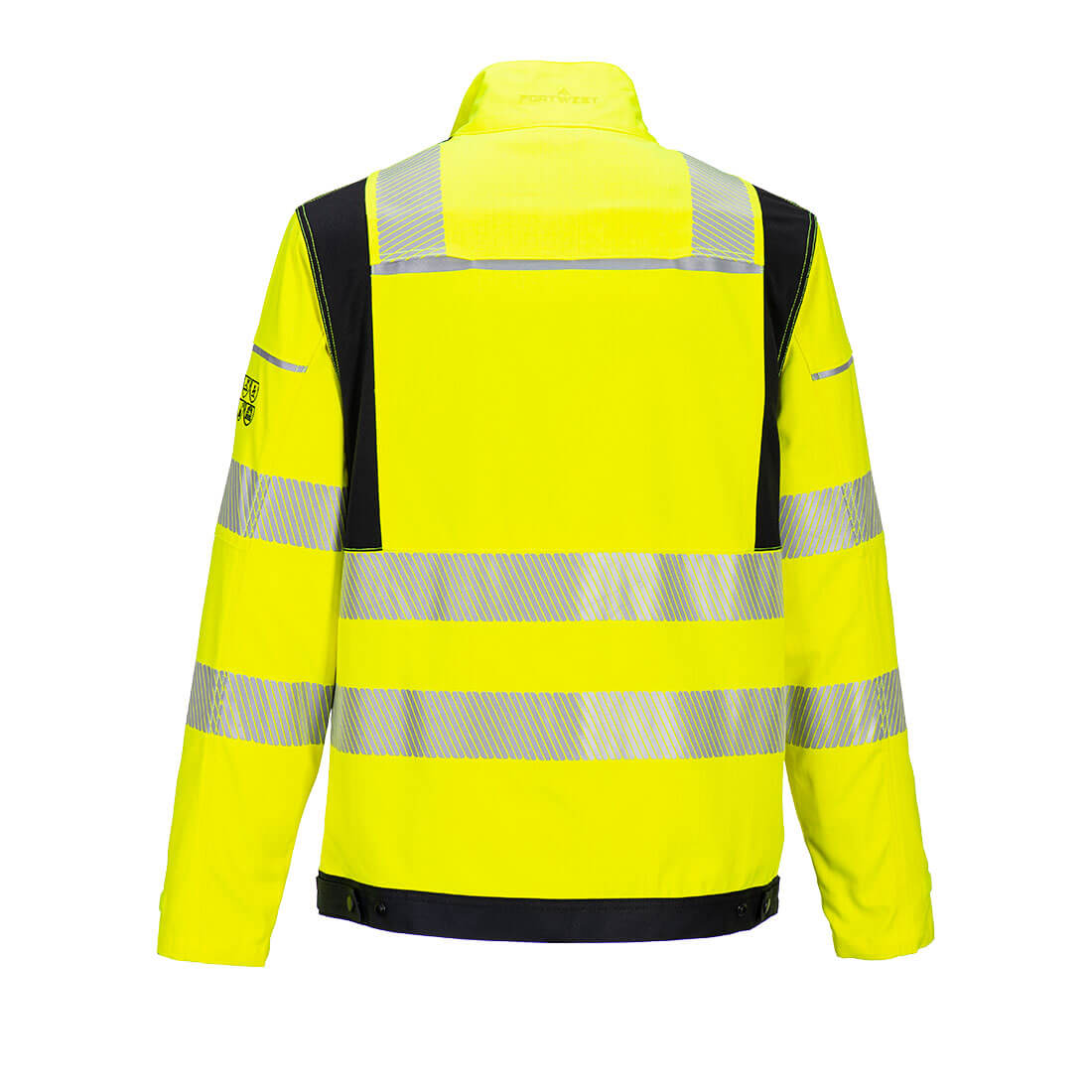 Portwest PW3 FR Hi-Vis Work Jacket #colour_yellow-black