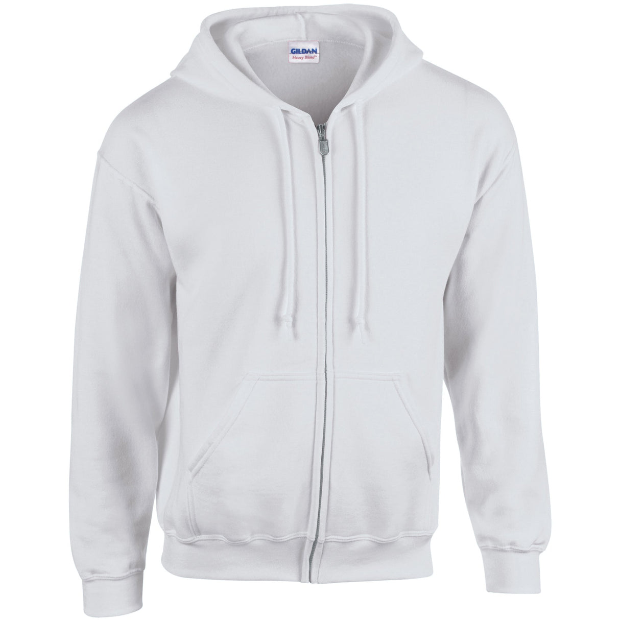 Gildan Heavy Blend Full Zip Hooded Sweatshirt - Ash